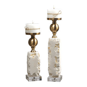 Vintage <b>Brass</b> <b>Candlestick</b> <b>Holder</b> Home Decor, Made in India - Product Image 1