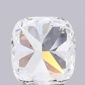 แหวนหมั้นเพชรทรงคุชชั่น 4.15 กะรัต สี E เพชรเพาะเลี้ยงเสริมคุณภาพ ได้รับการรับรองจาก IGI ความสะอาดระดับ VVS2 แบรนด์ Rising ออกแบบตามสั่ง - Product Image 2