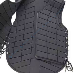 เสื้อแจ็กเก็ตเพื่อความปลอดภัยในการขี่ม้ามีแผ่นรองรับแรงกระแทกและสามารถปรับขนาดได้เพื่อป้องกันนักขี่ม้า - Product Image 3