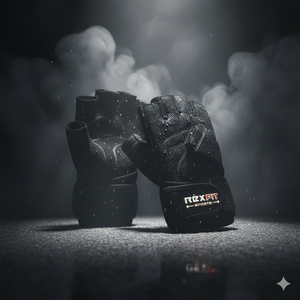 Guantes de Gimnasio de Medio Dedo con Soporte para Muñeca, Transpirables, Unisex, para Levantamiento de Pesas, Diseño Personalizado - Product Image 1