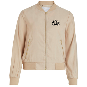 Blouson Bomber en Satin pour Femmes Grande Taille Personnalisé avec Broderie Finition de Haute Qualité - Product Image 6