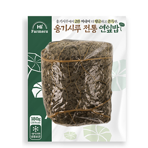 Premium Korean Lotus Leaf Rice Onggishiru 180g <b>Pack</b> *20 Instant Rice Glutinous Steamed Vegan Healthy Grain Convenient <b>Pack</b> - Product Image 6