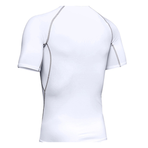 T-shirt d'été en tricot de compression à manches courtes pour hommes Slim Fit Fitness pour Gym Workout Bodybuilding - Product Image 4