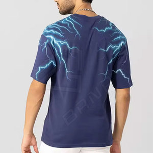 Cotton T-Shirt for Men <b>Blank</b> Heavy <b>Weight</b> T Shirt Plain Men's Popular With Custom Logo High Quality - Product Image 5