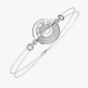 14K oro blanco Marqués laboratorio cultivado diamante tenis pulsera joyería fina para mujeres y hombres laboratorio diamante brazalete - Product Image 1