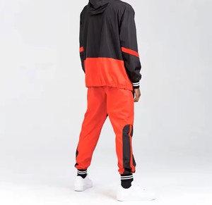 Ensemble de coupe-vent pour hommes de couleurs unies, imprimé écologique, respirant, léger, anti-rides, designs uniques entièrement personnalisés - Product Image 3