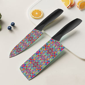 Cuchillo de Chef de Cerámica Premium con Diseño Floral, Mango de Plástico Ambidiestro, Envío Rápido, para Cocina Casera y Suministro Industrial - Product Image 6