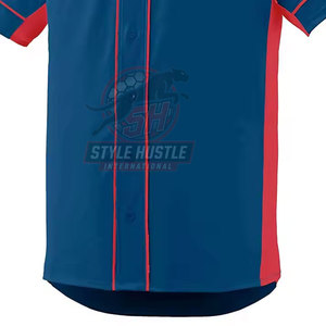 Nouveau style de maillot de baseball à faible MOQ, maillot de baseball pas cher à séchage rapide, haute qualité à prix de gros - Product Image 3