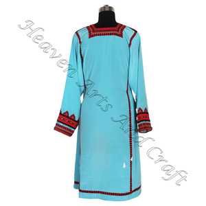 Vintage Real hecho a mano Balochi vestido étnico Tribal BDR087 colección de Vintage bordado a mano BANJARA Balochi vestidos Banjara - Product Image 6