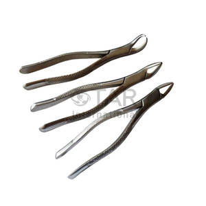 Juego de fórceps de extracción dental de alta resistencia #150, #151, #23 Fórceps apicales de cuerno de vaca Extracción de dientes Molares inferiores Instrumentos médicos - Product Image 1