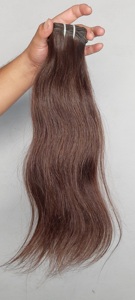 Extensión de cabello indio Remy, cabello de trama de un solo donante, uno extraído de donante, trama de cabello humano de alta calidad - Product Image 4