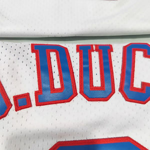 Camiseta de baloncesto para hombre, uniforme de baloncesto con estampado cosido, malla transpirable de secado rápido, camiseta de ciudad - Product Image 5