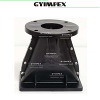 Trompe de tweeter en plastique pour guide d'ondes Line Array, gorge de 2 pouces, 143*100*137mm, pour composant de sonorisation Line Array