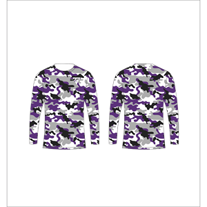 เสื้อยืดแขนยาวลายพรางสำหรับผู้ชาย คอกลม แห้งเร็ว ระบายอากาศได้ดี เป็นมิตรกับสิ่งแวดล้อม Trackstar OEM แบรนด์ส่วนตัว TSI-G05-P0777 - Product Image 1