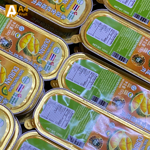 Durian Monthong biologique entier surgelé de qualité supérieure par Khey TaladThai en emballage sous vide à la pointe de sa maturité pour conserver une saveur crémeuse riche - Product Image 4