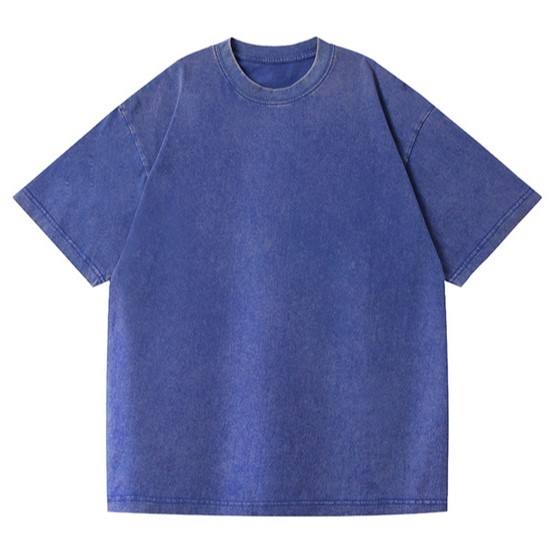 230g Blue T-shirt (washed and distressed)