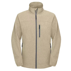 Al Aire Libre Multi bolsillo Stand Collar Tallas grandes Chaqueta Ropa Softshell Chaqueta de lana Ropa de hombre Chaqueta Softshell de moda - Product Image 1