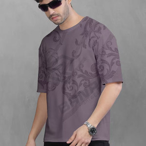 Fabricant de t-shirts streetwear T-shirts surdimensionnés en coton uni vierge de qualité supérieure T-shirts pour hommes - Product Image 1