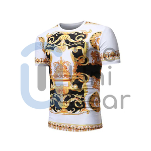 Camiseta transpirable ecológica de punto con estampado de algodón 100% personalizado de estilo deportivo para hombre, precio bajo, venta al por mayor, Popular - Product Image 2