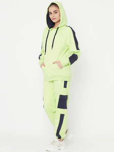 Women's Plus Size Custom Logo Eco-Friendly 100% Cotton Workout Fitness Jogger Set Hooded <b>Yoga</b> <b>Jacket</b> Cargo Pant Winter Tracksuit - Product Image 4