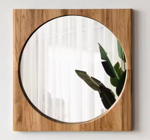 Best Quality Luxury Modern Design <b>Wooden</b> Wall <b>Mirror</b> Design Round Wall <b>Mirror</b> with <b>Wooden</b> <b>Frame</b> by Azora Industries - Product Image 6