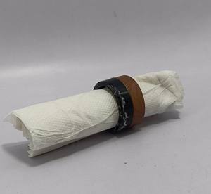 Stylish Wood <b>Resin</b> Napkin <b>Ring</b> Elegant Design for Home Restaurant Hotel Table Decor - Product Image 2