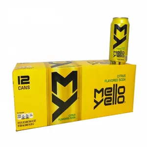Mello-Yello диета с нулевым сахаром, Цитрусовая газировка, 12 унций, 12 банок в упаковке