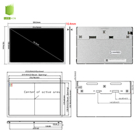 Écran de tablette industrielle BOE 10,1 pouces 1280*800 LCD Panel EV101WXM-N80, écran LCD TFT 10,1 pouces