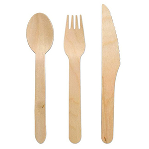 <b>High</b> Quality Natural Wooden Cutlery Spoon Fork <b>Table</b> Flatware Set with Wooden Handle for Weddings and <b>Kitchen</b> Use - Product Image 5