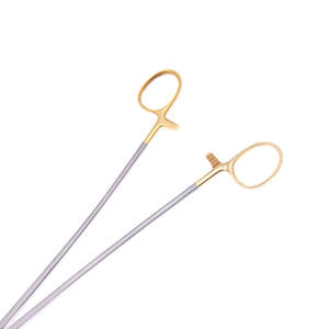 Soporte de aguja Finochietto de alta calidad hecho de acero inoxidable para uso quirúrgico Soporte de aguja Pinzas de aguja con logotipo personalizado - Product Image 3