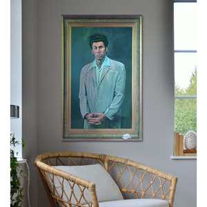 Póster con retrato de Seinfeld Cosmo Kramer (Michael Richards) de estilo moderno - Product Image 1