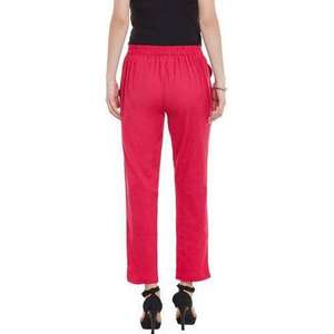 Pantalones Cargo de Algodón y Poliéster de Alta Calidad para Mujer, de Secado Rápido, Transpirables, Corte Holgado, Cintura Elástica, Planos, de Verano, con Logotipo-OEM - Product Image 4