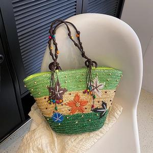 BestSelling Womens Handbags 100% <b>Natural</b> Handwoven Rattan <b>Bags</b> for Travel and Everyday Use Wholesale From India - Product Image 1