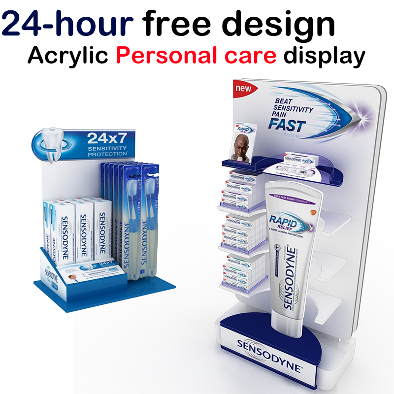 Apache Supermarket Customized Personal Care Toothpaste Display Rack Personalized Shelves for Supermarket — view 3
