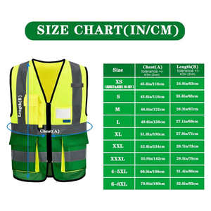 Chaleco de Seguridad Transpirable de Alta Visibilidad para Otoño, Tejido de Punto 100% Poliéster, para Construcción y Trabajo en Carreteras - Product Image 2