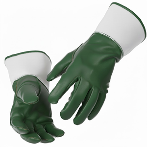 Gants de soudage TIG en cuir de vachette industriel résistant, gants de soudage MIG, gants résistants à la chaleur - Product Image 1