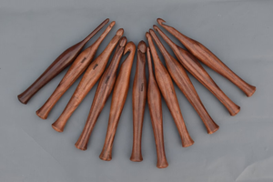 Ensemble de crochets en palissandre avec support ergonomique fait à la main 7 tailles crochets pour le tricot et le crochet - Product Image 2