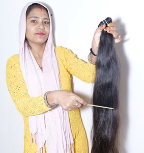 Extensions de cheveux humains Remy lisses vietnamiennes, meilleur prix de gros, cheveux indiens bruts, mèches tirées individuellement, directement de l'usine - Product Image 3