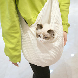 Portable Crossbody Breathable Cat & <b>Dog</b> Pet <b>Backpack</b> Canvas Bag - Product Image 6