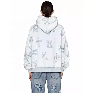 Wholesale Price Blank <b>Hoodies</b> Custom Logo Fleece New Fashion Casual <b>Plain</b> Dyed Hoodie <b>for</b> <b>Men</b> In Reasonable Price OEM - Product Image 2