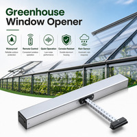 Actuador de Cadena Impermeable IP66 con Protección Contra Sobrecarga, Abridor de Ventana de Cadena Única de 24V CC para Sistema de Ventilación Agrícola