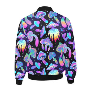 Chaqueta de Invierno para Hombre al por Mayor, Estilo Bomber de Lona con Estampado por Transferencia Térmica, Cuello Alto, Transpirable, Estilo Urbano Personalizado - Product Image 4