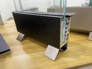 Balustrade de balcon sans cadre, garde-corps en aluminium, profilé en U pour garde-corps en verre - Product Image 6