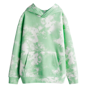 Pull à capuche oversize pour femme en tissu tricoté anti-boulochage, coupe droite, respirant, 300g polyester/coton, toutes saisons - Product Image 2