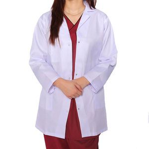 Ensembles de blouses médicales pour femmes, respirants et confortables, en coton et polyester légers, tricotés, matériau durable, pour usage hospitalier, entièrement personnalisables - Product Image 1