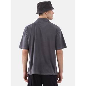 Novedad de verano, polos de manga corta para hombre, ropa de trabajo de Color sólido, Camiseta de algodón, jersey de solapa informal, ropa, Tops, azul y blanco - Product Image 3