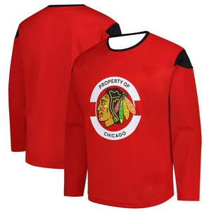 Jersey de Hockey Impreso en 3D HD, Jersey de Práctica, Rojo con Detalles en Negro/Blanco, Jersey Atlético de Moda - Product Image 2