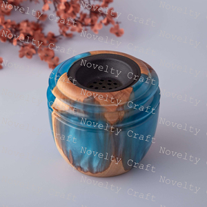 กระถางธูปไม้อีพอกซีเรซิน madhkan Arabic เครื่องพ่นอโรมาเทอราพีสำหรับกลิ่นหอมในบ้านและใช้ทางศาสนา2025ใหม่ - Product Image 1