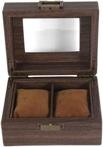 Custom Logo Eco-Friendly Wooden Watch & <b>Jewelry</b> Storage Case with <b>Glass</b> Window Customized Color & Size Premium Wood Watch <b>Box</b> - Product Image 3