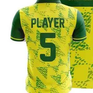 Servicio OEM, Conjunto de Uniforme de Cricket, Impresión por Transferencia de Calor de Alta Calidad, Etiqueta Personalizada, Ropa Deportiva Transpirable de Talla Grande, Paquistaní - Product Image 5